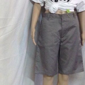 Men's Pacific Blue Slim Fit Grey Shorts Size 32 Wa